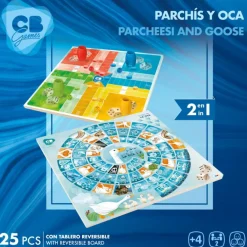 Juego de parchís y oca de madera CB Games