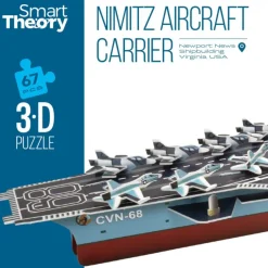 Puzzle 3D Portaviones Nimitz armada EE.UU. 67 piezas Smart Theory