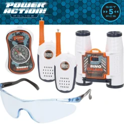 Set juguetes de policía c/luz Power Action Police