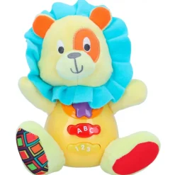 Winfun Peluche león para bebé c/luz y sonido en español